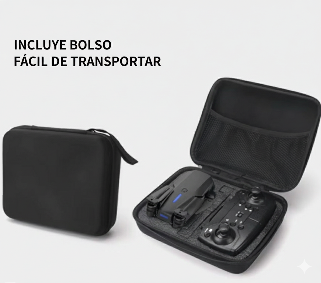 Drone con Cámara + Control Remoto 2.4G - 100m Alcance con WiFi FPV