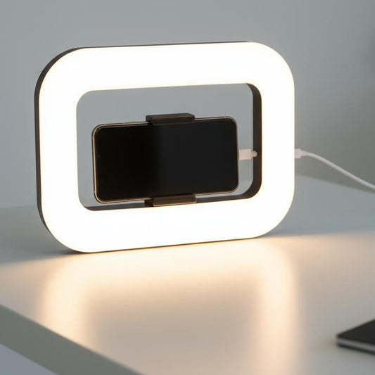 Panel de Luz LED Cuadrado 240 LEDs + Trípode 2.1m - Kit Profesional para Streaming y Fotografía