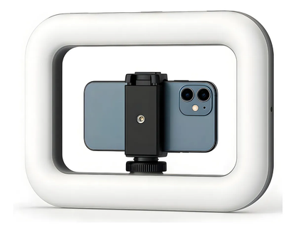 Panel de Luz LED Cuadrado 240 LEDs + Trípode 2.1m - Kit Profesional para Streaming y Fotografía