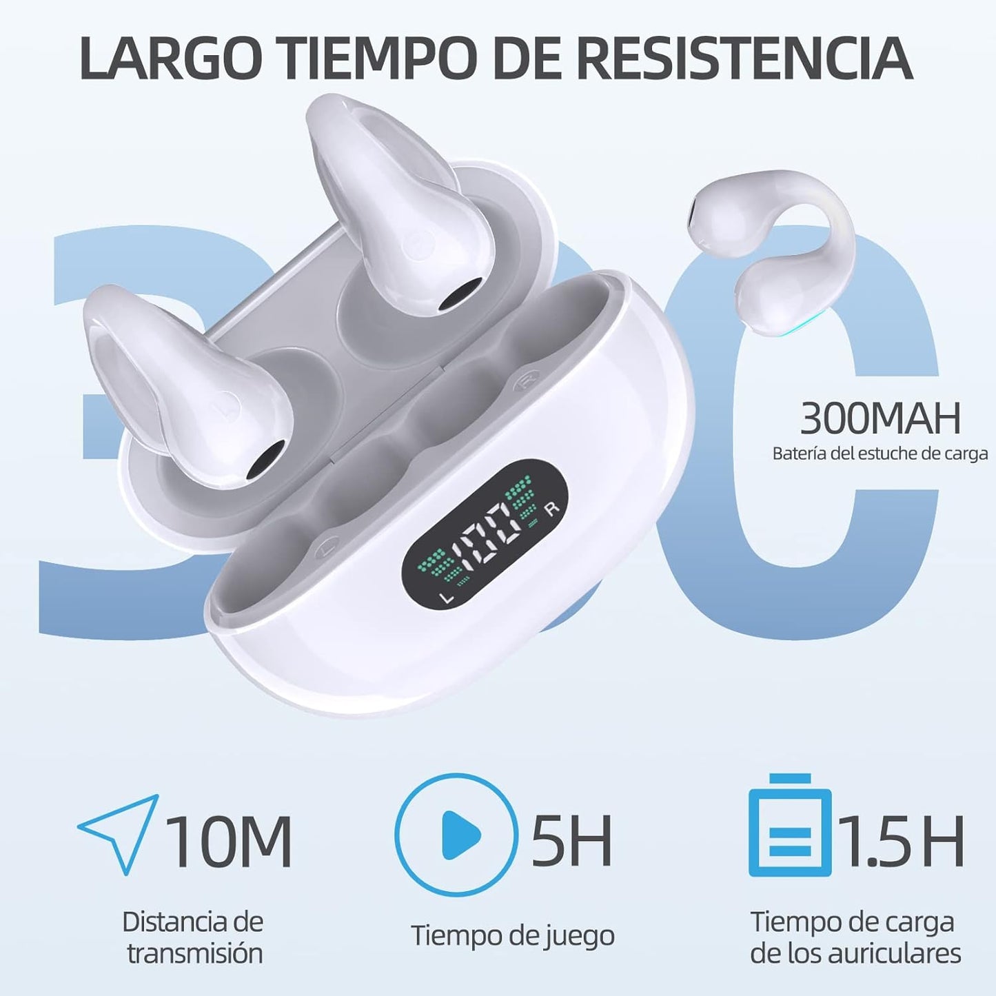 Audífonos Inalámbricos Resistentes al Agua (IPX7)
